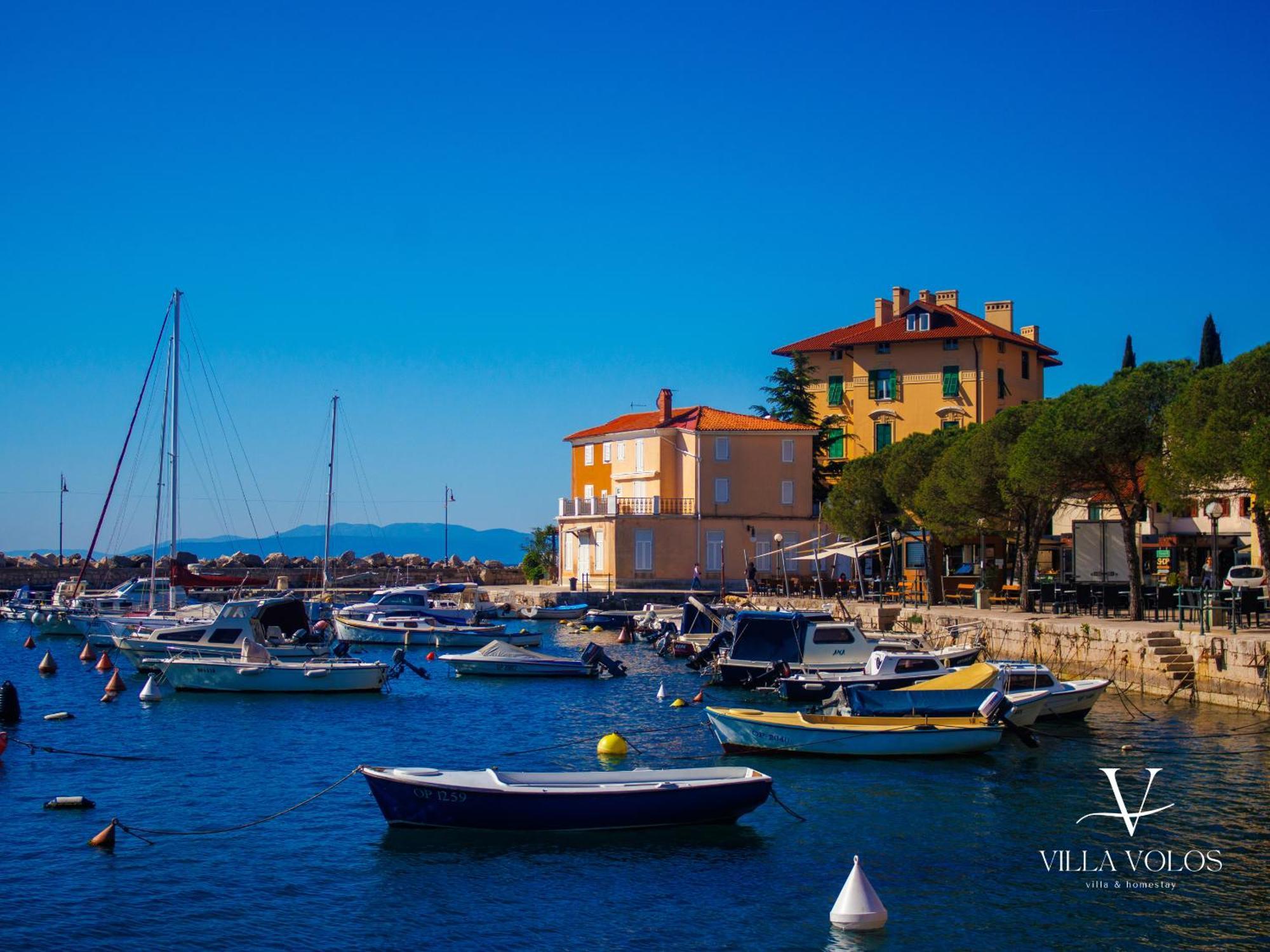 Villa Volos Apartment Karmen With Roof Terrace, Sea View, Free Private Parking Opatija Dış mekan fotoğraf