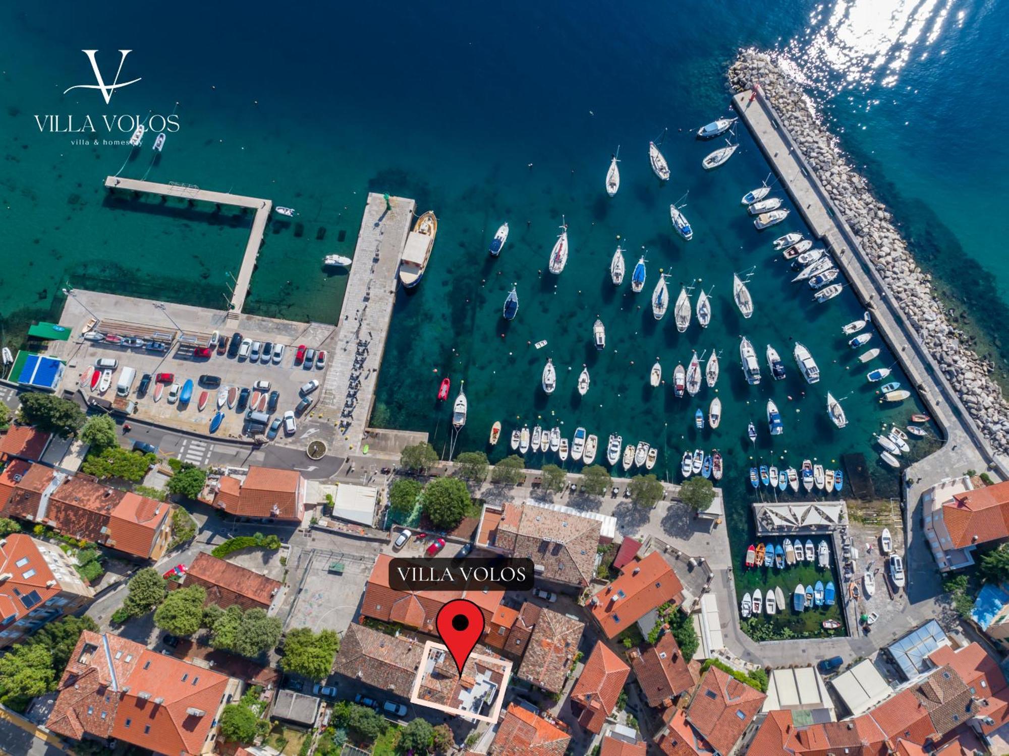 Villa Volos Apartment Karmen With Roof Terrace, Sea View, Free Private Parking Opatija Dış mekan fotoğraf